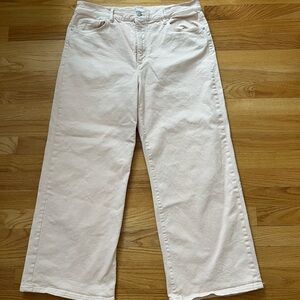 Loft Pink Crop Jeans